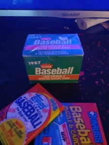1987 Fleer Set Sealed, Donruss Pack And Topps 1988 - Picture 1 of 4