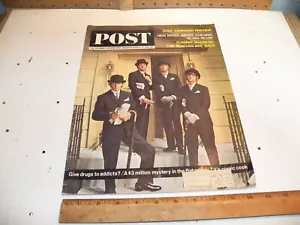 August 15, 1964 SATURDAY EVENING POST – Summer Madness: The Beatles Are Back - Imagen 1 de 6