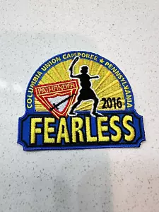 SDA Pathfinder Columbia Union Camporee 2016 Fearless Patch - Picture 1 of 1