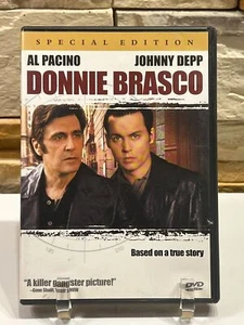 DONNIE BRASCO 1997 AL PACINO JOHNNY DEPP SPECIAL EDITION TRUE STORY (USED DVD) - Picture 1 of 4