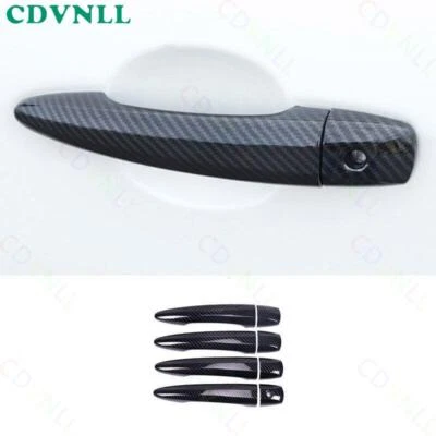 Manija de puerta lateral exterior de fibra de carbono ABS para Nissan Altima 2019-21 Foto 1 de 4