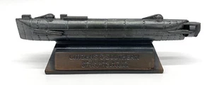 CSS Hunley Ironclad Submarine H.L. Hunley 1950s Metal Bank Model C&S - Picture 1 of 10