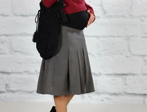 Warmer Umstandsrock wg grau 34 36 38 NEU - Bild 1 von 4