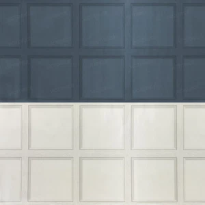Modern 3D Effect Square Wood Panel Wallpaper LivingRoom Wallpaper Ceiling Cover - Picture 1 of 36
