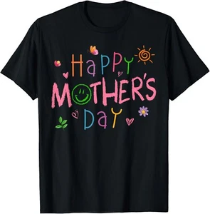 Happy Mothers Day Shirt For Toddler Baby Kids Saying For Mom unisex T-Shirt - Picture 1 of 2