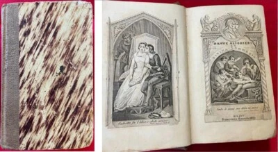 DANTE -DIVINA COMMEDIA -con note di Paolo COSTA - 3 Volumi -SANVITO MILANO  1862 - Immagine 1 di 4