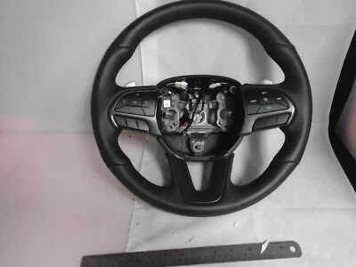 2014-2020 Dodge Charger Challenger Steering Wheel BLACK LEATHER paddle shift BLE - Image 1 of 4
