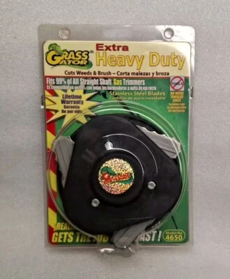 Grass Gator Extra Heavy Duty Cuts Weeds & Bush STAINLESS BLADE MODEL # 4650 - Image 1 of 4