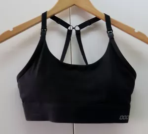 Stylish Black Support Racer Back Sport Bra from Lorna Jane - Size S - Picture 1 of 6