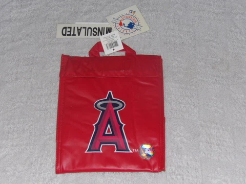 MLB LA Angels of Anaheim Insulated Soft Lunch Bag Mint NWT Cover