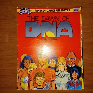 Fantasy Games Unlimited: Villains & Vigilantes Module - DAWN OF D.N.A. unpunched - Picture 1 of 1