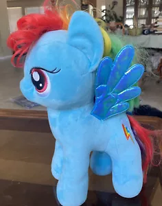 Hasbro TY 15" My Little Pony Rainbow Dash Plush Pegasus - Super Clean! - Picture 1 of 6