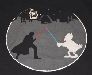 St. Louis Cardinals 2013 Star Wars Night T-shirt - Youth L - Picture 1 of 3