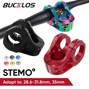 BUCKLOS 31.8mm*35mm 1-1/8" MTB DH Bike Handlebar Stem Hollow Threadless CNC Fork - Picture 1 of 16