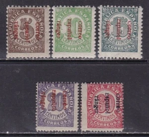 1938 - España - Tanger - Edifil 96hi/99hi y 101hi - Sobrecarga Invertida - MNH - Imagen 1 de 2