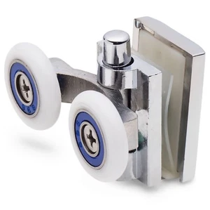 Pack of 2 Bottom Zinc Alloy Shower Door Roller/Runner/Wheel 26mm Wheel Dia K054 - Picture 1 of 3