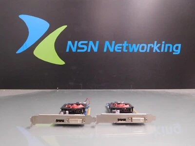 Lot 2x Dell 2C7NH AMD Radeon HD 6450 1GB DDR3 PCI-E 1.0 x16 Video Graphics Card - Image 1 of 4