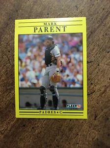 1991 Fleer #538 Mark Parent, Padres nm ib - Picture 1 of 2
