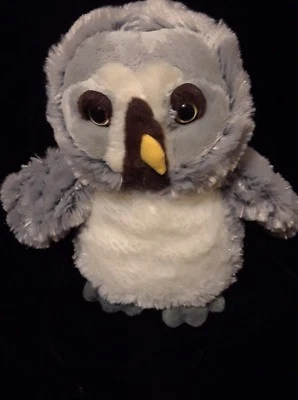 Ganz Webkinz Plush Grey Owl Stuffed Animal Bird - Image 1 of 4