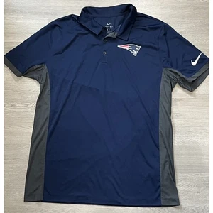 Polo uomo NIKE New England Patriots Dri-Fit logo Swoosh XL - Foto 1 di 8