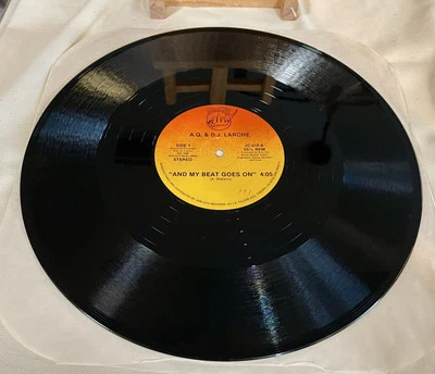 A.Q. & D.J. Larche ‎- And My Beat Goes On 1989 Jam City JC-210 US 12" - Image 1 of 3