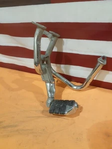 Honda Goldwing Chrome Foot Peg Bracket Mount Assembly Fits GL1100/1200 303 - Picture 1 of 14