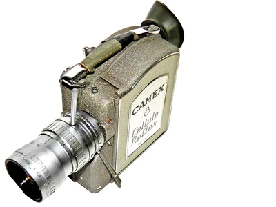 FILMKAMERA 8 mm CAMEX CELULLULE REFLEX OBJEKTIV ANGENIEUX 1,4 - Bild 1 von 4