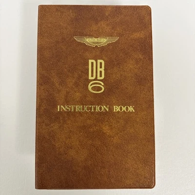 Libro de instrucciones manual Aston Martin DB 6 David Brown Foto 1 de 4