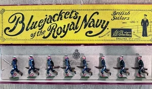 Britains: Boxed Set 78 - Bluejackets Of The Royal Navy. Pre War c1919. Rare - Photo 1 sur 6