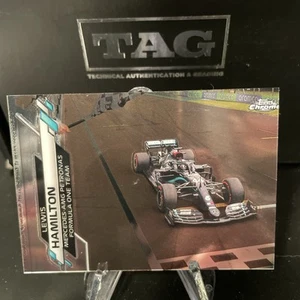 Scheda F1 Formula 1 2020 Topps Chrome #21 LEWIS HAMILTON MERCEDES - Foto 1 di 4