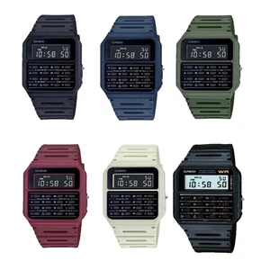 Reloj Calculadora Digital Correa Plástico Azul para Hombre, Estilo Retro, 8 Dígitos - Imagen 1 de 11