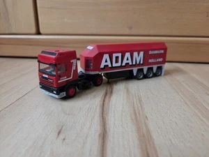 Spedition Adam - alter DAF Glastransporter SZ Modell Lkw Truck m. Logo (Herpa) - Bild 1 von 6