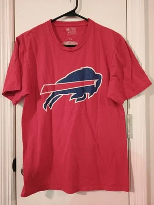 NFL Pro Line Buffalo Bills Josh Allen 17 Men's Small Red Short Sleeve T-Shirt. - Image 1 of 3