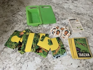 Juego de cartas cómic Mattel 1971 vintage Tarzán por Edgar Rice Burroughs con inst y caja - Imagen 1 de 5
