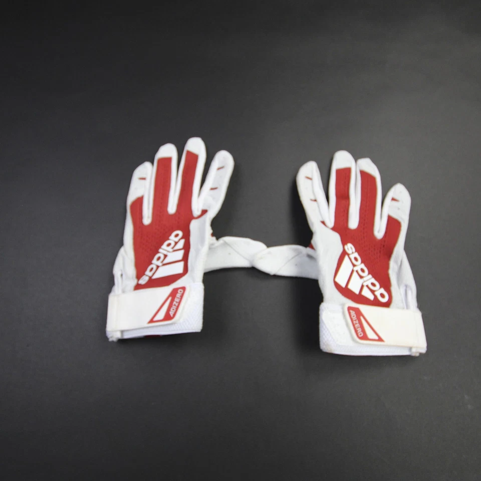 Louisville Cardinals adidas перчатки - приемник мужчин белый/красный б/у - Изображение 1 из 1