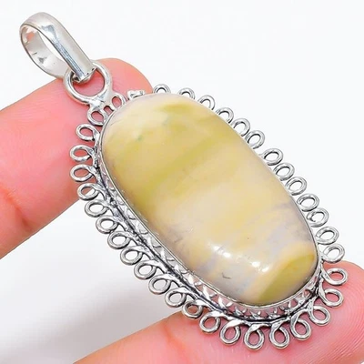 Ciondolo gioiello in argento sterling 925 fatto a mano con pietra preziosa... - Immagine 1 di 4