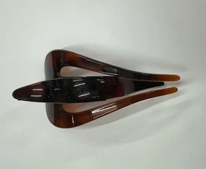 Pinza de pelo Parcelona French Pelican 5” pinza de garra deslizable lateral negra pasador - Imagen 1 de 2