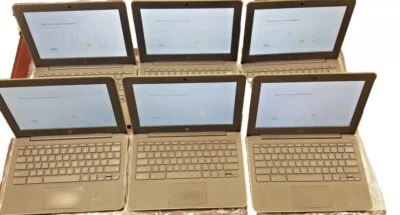 6 HP Chromebook 11 G7 EE 11.6" Intel N4000 4GB RAM 16GB eMMC- (C-4) Sin Cargadores Foto 1 de 4