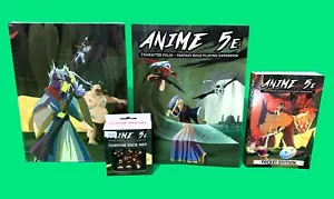 Anime 5E RPG: Core Rulebook (PE), GM Screen w/ Adventure, Character Folio & Dice - Picture 1 of 8