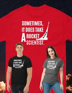 Elon Musk DOGE Rocket Scientist Tee Please See Description - Picture 1 of 17