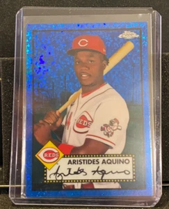 Aristides Aquino  2021 Topps Chrome Platinum - Blue Mini-Diamonds - 26/199 #162 - Picture 1 of 2