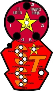 Máquina de pinball supersónica BALLY reparación de desgaste en el campo de juego inferior - Imagen 1 de 1