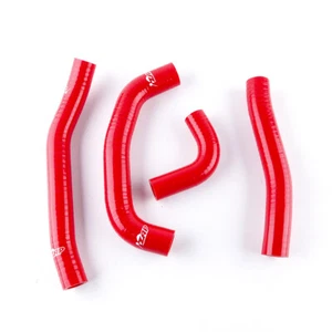 Radiator Hose set fit Honda CRF 450RX/CRF450R 2017 2018 2019 Red 3-ply Silicone - Picture 1 of 12