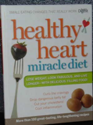 Healthy Heart Miracle Diet Cookbook Great Tasting Recipes Weight Loss, Long Life Foto 1 de 4