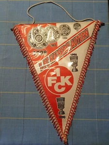 Vintage: Fußball Wimpel 1.FC Kaiserslautern Kult 90er Jahre, wie neu, in Folie - Bild 1 von 2