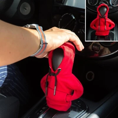 Car Shift Knob Sweater Gear Shift Hoodie Gear Level Protector Cover Decoration Foto 1 de 4