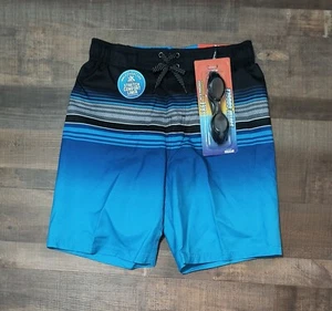 New! Boy's Zero Xposur Swim Trunks and Goggles Size Large 14/16 - Picture 1 of 3