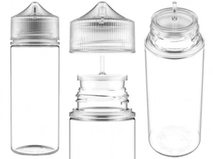 Chubby Gorilla 100ml V3 Pet Unicorn Leerflasche Flasche transp. + transparenter - Picture 1 of 1