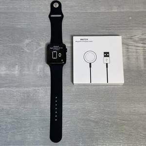 Apple Watch Series 3 42mm Stainless Steel Sapphire Crystal GPS+Cellular W/ Band - Picture 1 of 8