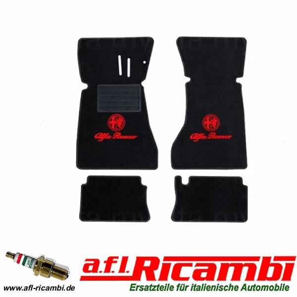 Floor mats set with emblem car mat set Alfa GT Bertone 105/115 manufactured 1963 - 1969 - Image 1 of 1